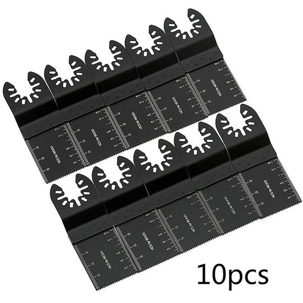 10Pcs Universal Quick Release Oscillating Multi Tool Saw Blade Metal Woo Carousel 2
