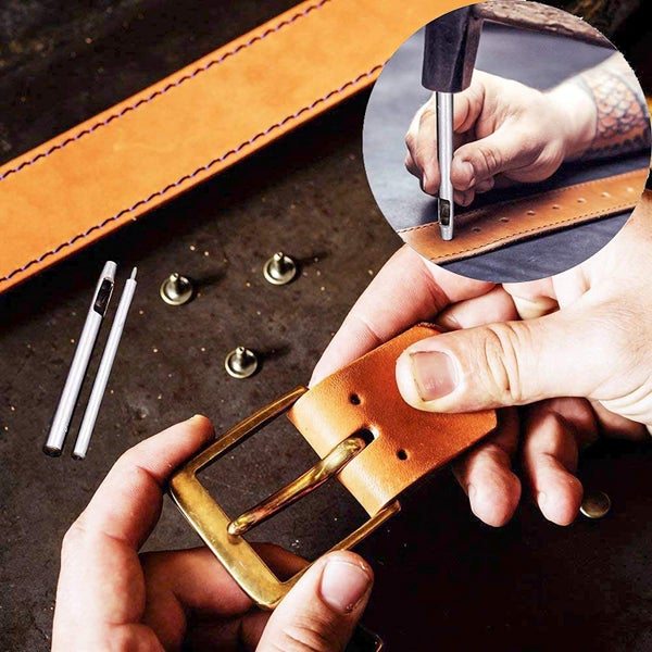 11Pcs Leather Punch Tool Stitching Watch Bands Belts *Over Stocked* Carousel 1