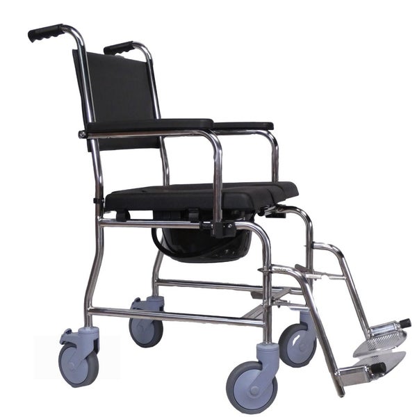 BRAND NEW 4-in-1 Deluxe Mobile Multifunction Commode & Shower Chair ( BA822 ) Carousel 1