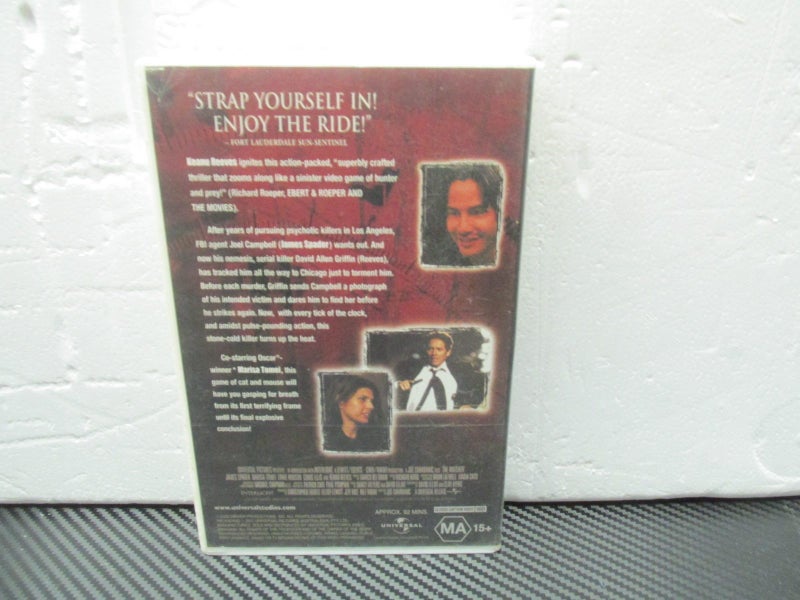The Watcher James Spade - Marisa Tomei Keanu Reeves VHS VIDEOTAPE Carousel 2