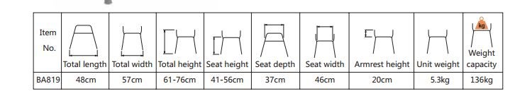 BRAND NEW 3-in-1 Foldable Commode Chair ( BA819 ) Carousel 8