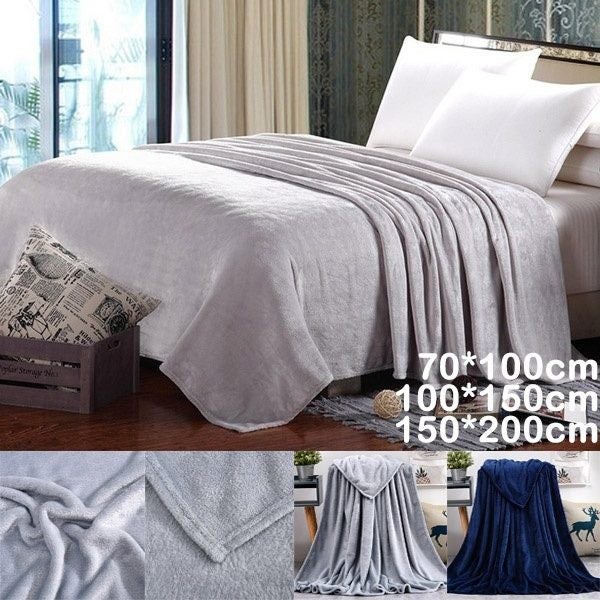 Soft Fur Blanket Sofa Bed Throw Fleece Large Warm Mink Faux Single to K Carousel 2