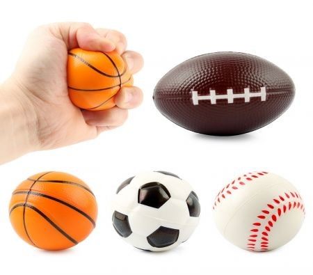 4 Balls for Kids - Foam Sports Ball Carousel 2