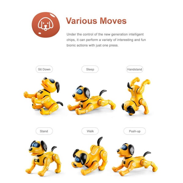 RC Robot Dog Toy Stunt Puppy Voice Control Toy Carousel 2