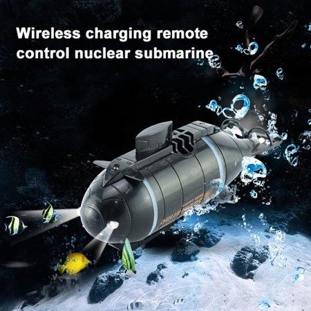 RC Mini Submarine RC Boat Model 6 Channels Boat Under Water Pigboat Carousel 1