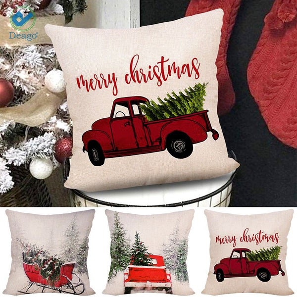 Deago 18" x 18" Christmas, Party, Birthday, Wedding, Halloween Cotton Decorative Carousel 1