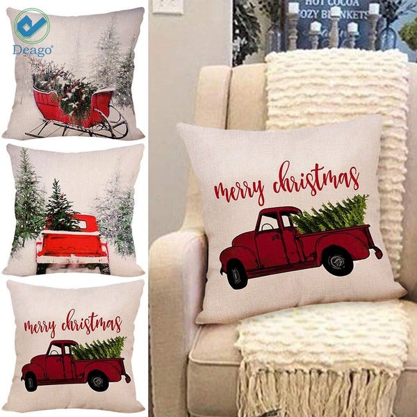 Deago 18" x 18" Christmas, Party, Birthday, Wedding, Halloween Cotton Decorative Carousel 2