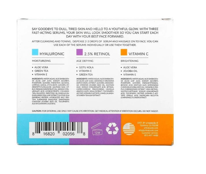 SERUM TRIO | Hyaluronic | Retinol | Vitamin C ** AFTERPAY AVAILABLE! Carousel 3
