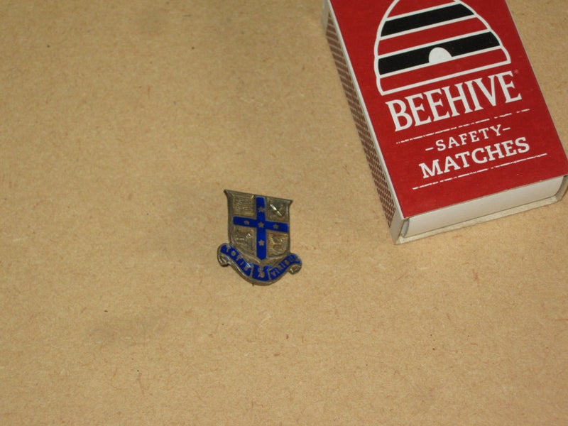Totis Viribus Sterling Silver badge Auckland Grammar ? Auck. Teachers Training ? Carousel 2