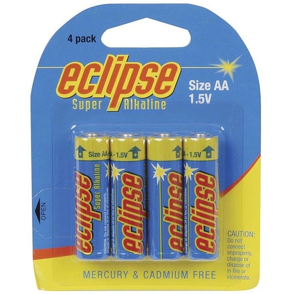 Eclipse AA Alkaline Batteries - Pk. 4 (SB2425) Carousel 1
