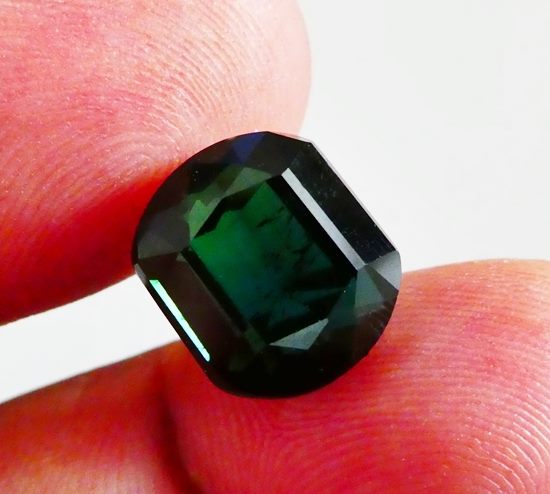 9.85CT UNHEATED EXCELLENT HUGE 100% NATURAL DARK BLUISH GREEN TOURMALINE Carousel 1