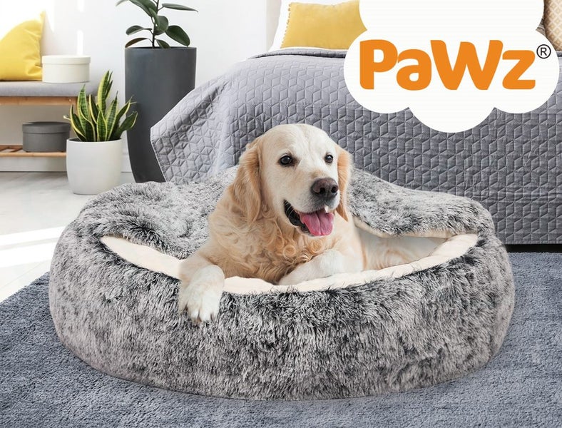 Pawz Pet Dog Calming Bed Warm Soft Plush Sleeping Removable Cover Washable M Carousel 10