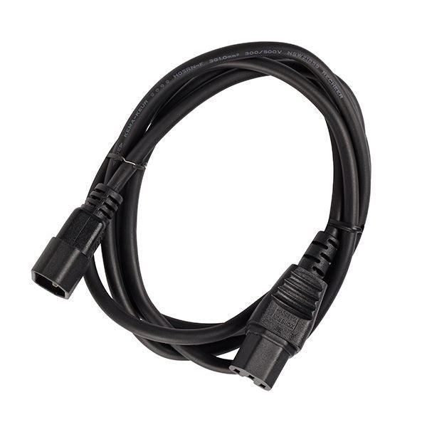Iec C14 To C15 High Temperature Power Cable Black 2M Carousel 3
