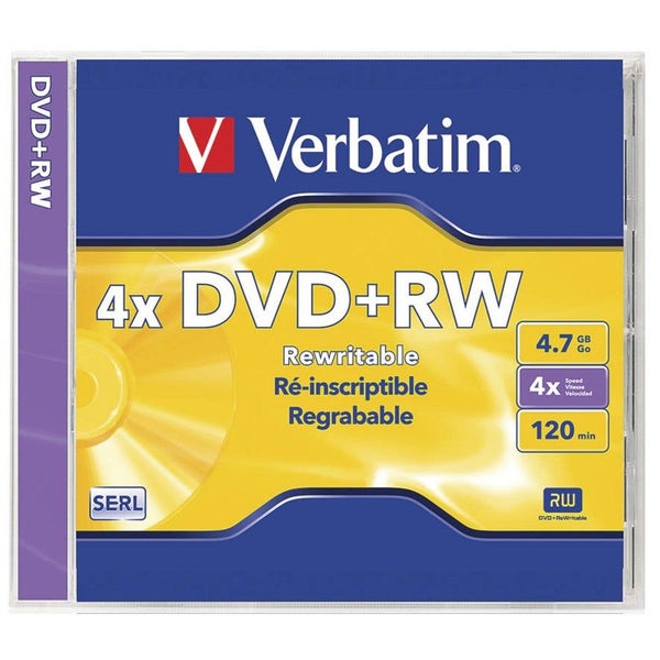 Verbatim DataLifePlus DVD+RW 4.7GB Single Carousel 1