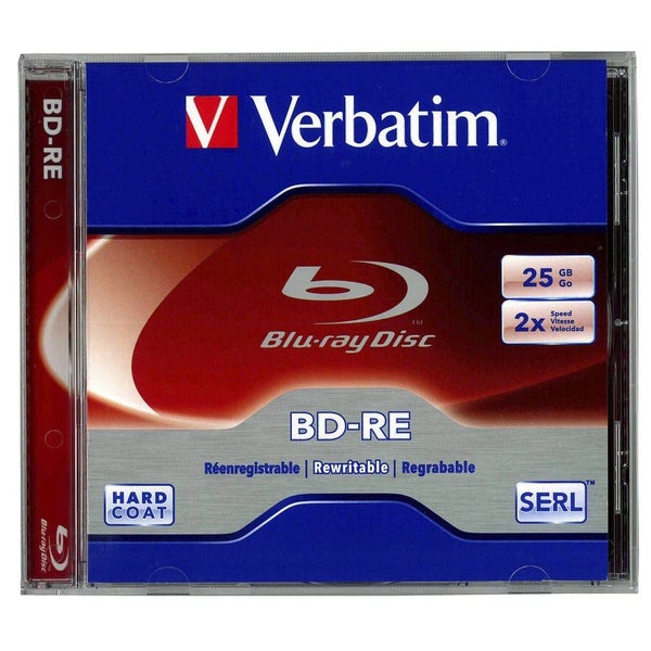 Verbatim Blu-Ray Disc 25GB Single 2x Rewriteable Carousel 1