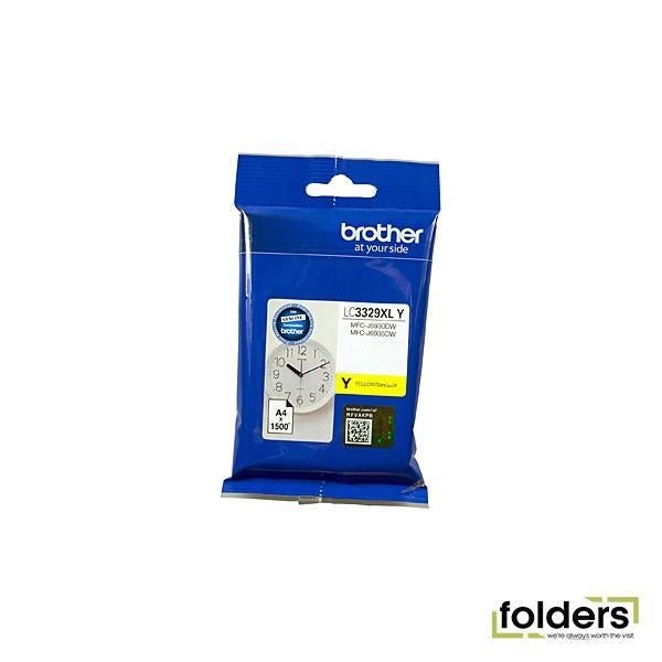 Brother Yellow Ink Cartridge - 1500 pages (LC3329XLY) Carousel 1