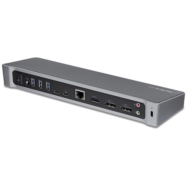 StarTech.com DK30CH2DEP 4K Triple Monitor USB-C Dock - USB-A, 3.5mm, DisplayP... Carousel 4