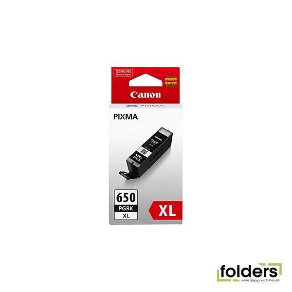 Canon Black Ink Cartridge - 500 Pages (PGI650XLPGBKOCN) Carousel 1