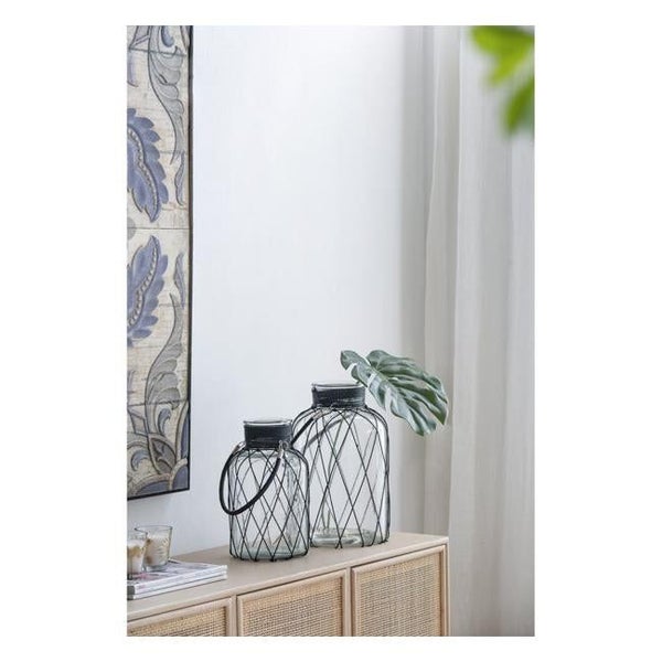 Rembrandt Small Glass Vase - Clear (SE2279) Carousel 2