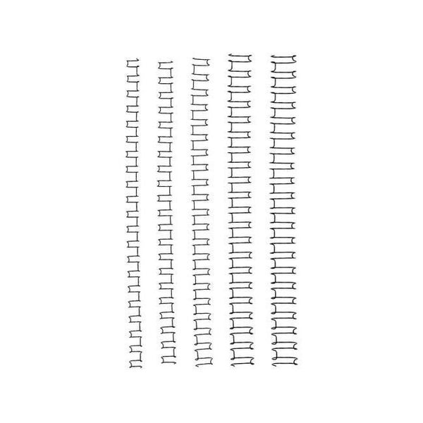 Gbc binding wire 21 loop 6mm black pk100 Carousel 1