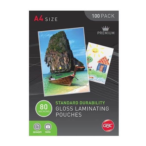 Gbc laminating pouch a4 80 micron pk100 Carousel 1