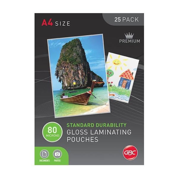 Gbc laminating pouch a4 80 micron pk25 Carousel 1