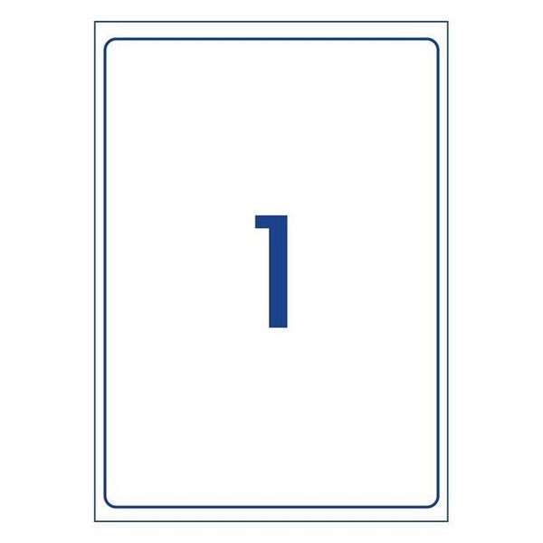 Avery Label L7167-20 Laser 1up 20 Sheets Carousel 4