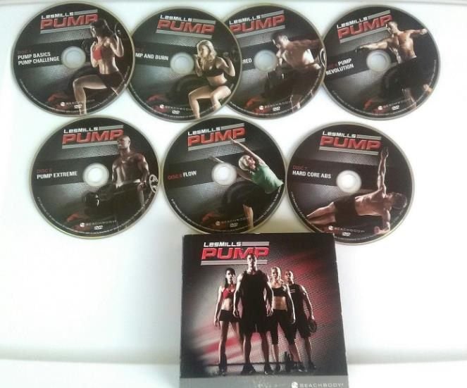 Brand New LesMills PUMP 7-Disc Fitness DVD Set Carousel 2