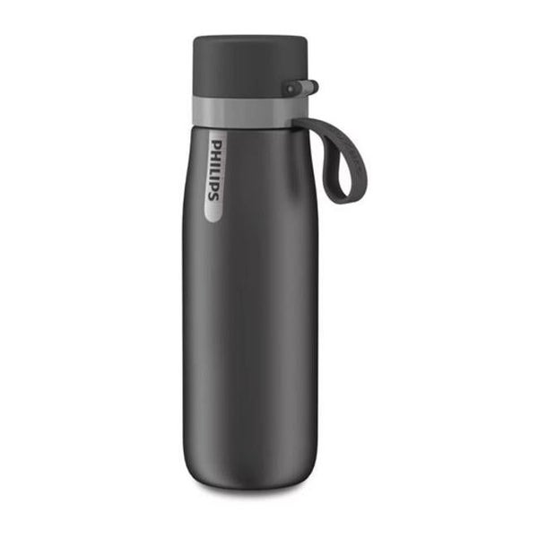 Philips Go Zero Daily Insulated Bottle With Daily Filter 600Ml Grey Carousel 1