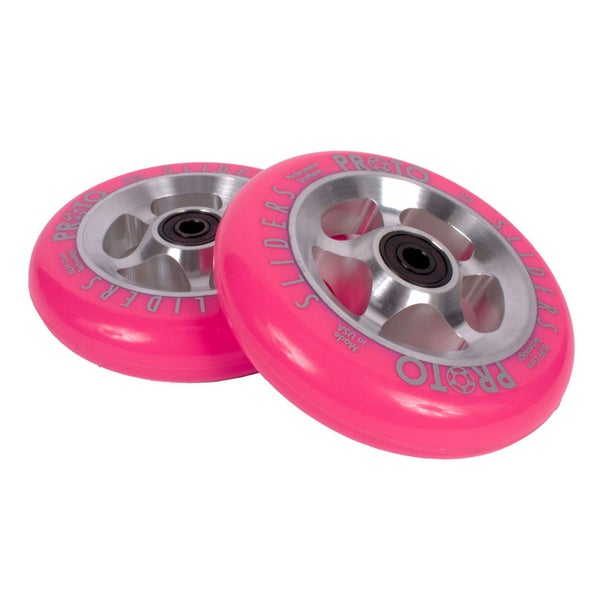 PROTO STARBRIGHT SLIDERS 110MM NEON PINK / RAW 2 PACK Carousel 1