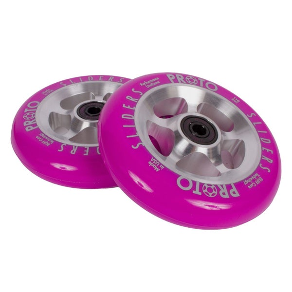 PROTO STARBRIGHT SLIDERS 110MM NEON PURPLE / RAW 2 PACK Carousel 1