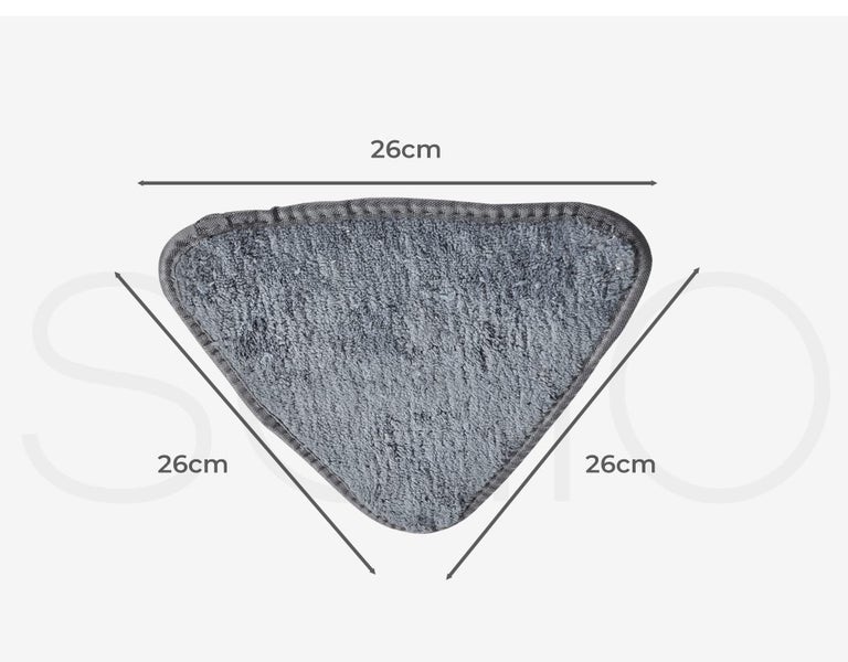 Cleanflo 5x Spin Cleaning Mop Pad Cleaner Head 360° Rotatable Carousel 10