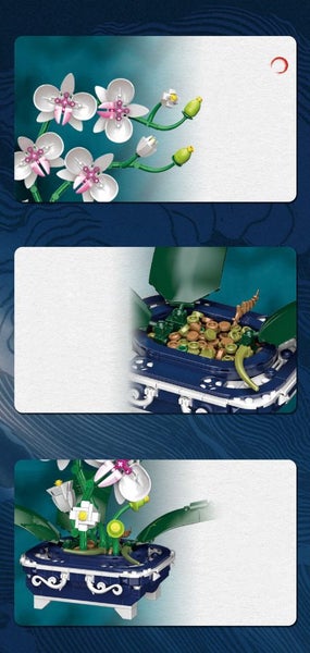 Brand New "Lego Compatible"senbao Orchid 574 pcs Carousel 6