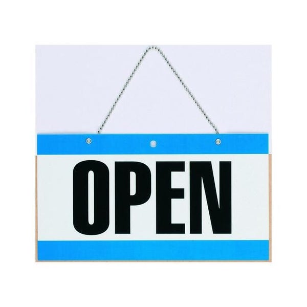 Headline open & close sign with chain 275x150mm Carousel 1