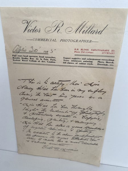 ANTIQUE LETTERHEAD: Victor R. Millard - Commercial Photographer 1925 Carousel 2