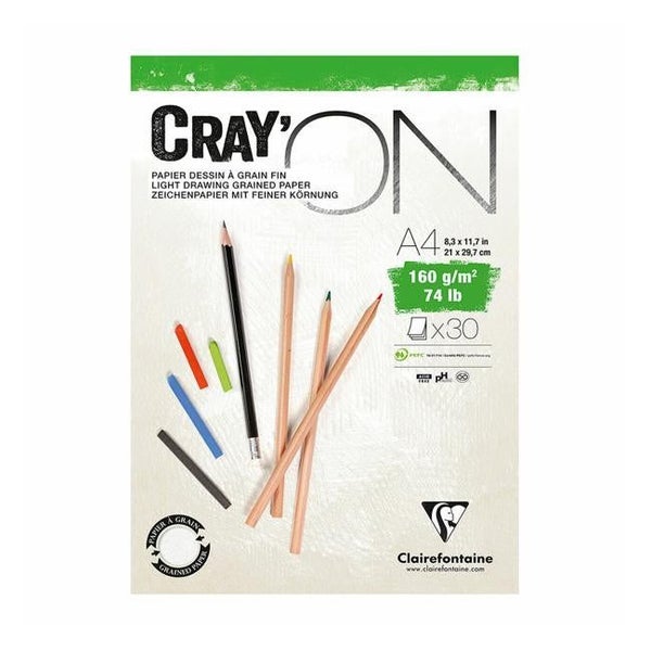 CrayON Pad A4 160g 30sh Carousel 1