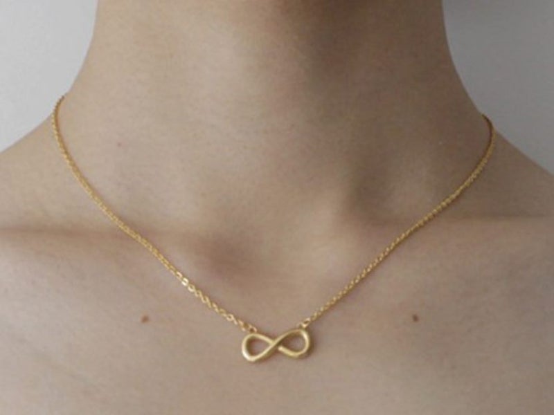 Necklace Geometry Pendant Stainless Steel 18k Gold Plated Necklace Carousel 3