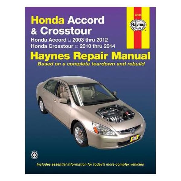 Honda Accord 2003-2012 & Crosstour 2010-2014 Repair Manual - Haynes Publishing Carousel 1