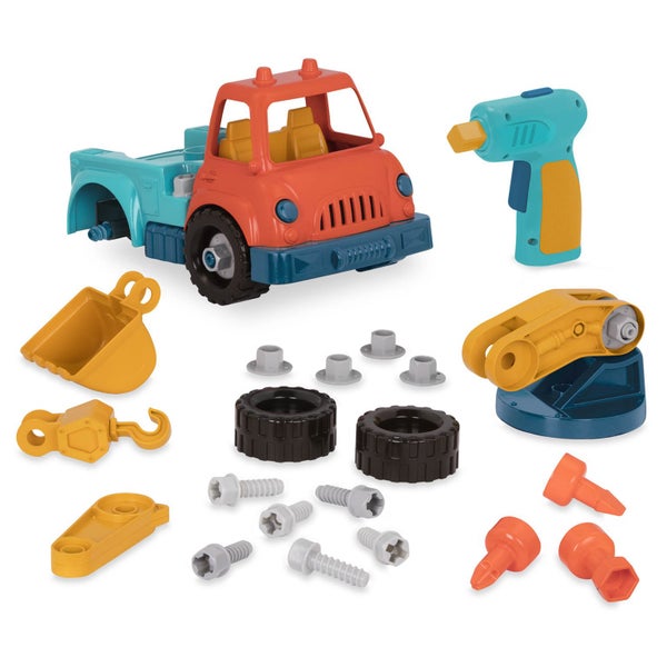 Battat: Wonder Wheels - Crane Truck (Take-A-Part) Carousel 2