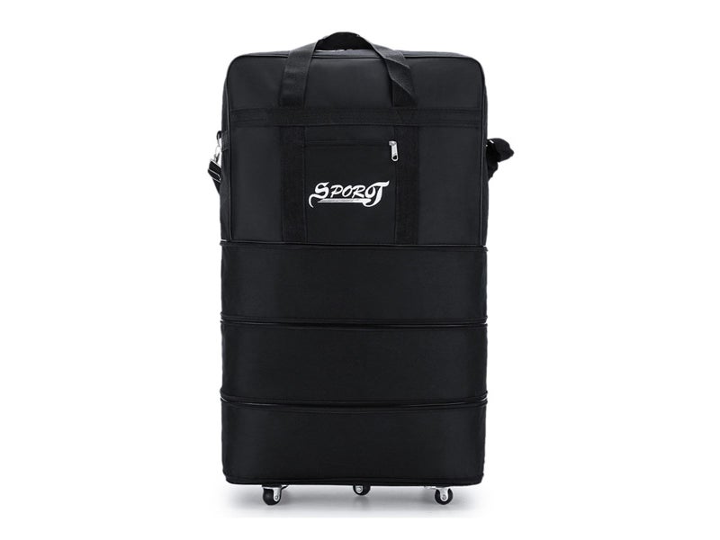 80x47x25cm Wheeled Travel Duffel Bag Expandable Oxford Bag Carousel 1