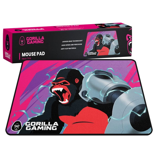 Gorilla Gaming Mouse Pad - Neon Pink (PC) Carousel 1