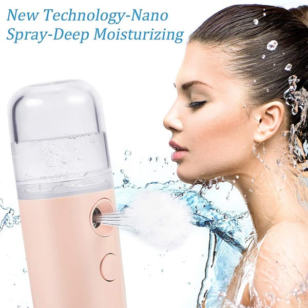 4 Pieces Nano Sprayer Nano Face Portable Mini Face Mist Handy Sprayer Atomizing Carousel 5