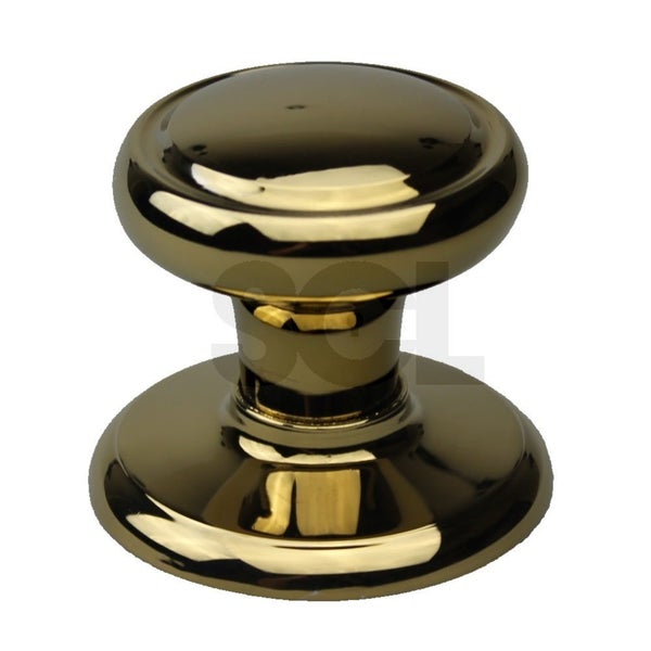 Nidus WDFGD Door Knob Wentworth Passage Set Gold w/ Latch Carousel 1