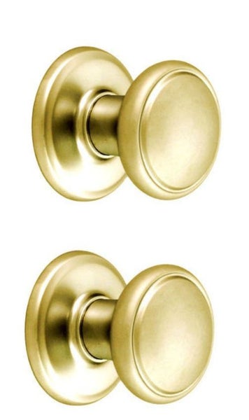 Nidus WDFGD Door Knob Wentworth Passage Set Gold w/ Latch Carousel 3