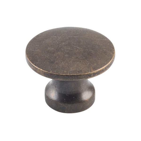 Tradco 3716AB Cupboard Knob Antique Brass 16mm Carousel 1