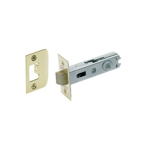 Gainsborough Tubular Latch 481PBS 70mm Backset Dual Sprung Polished Brass Carousel 1