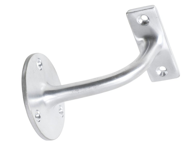Tradco Hand Rail Bracket Satin Chrome 75mm TD1596 Carousel 1