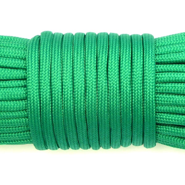 Paracord Rope 30m /100ft 4mm Green Carousel 1
