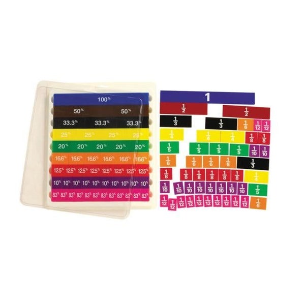LCBF Fraction Tiles 51 Pieces Assorted Carousel 2