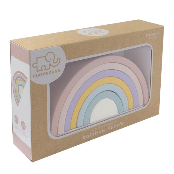 Playground Silicone Rainbow Puzzle - Rose Carousel 3